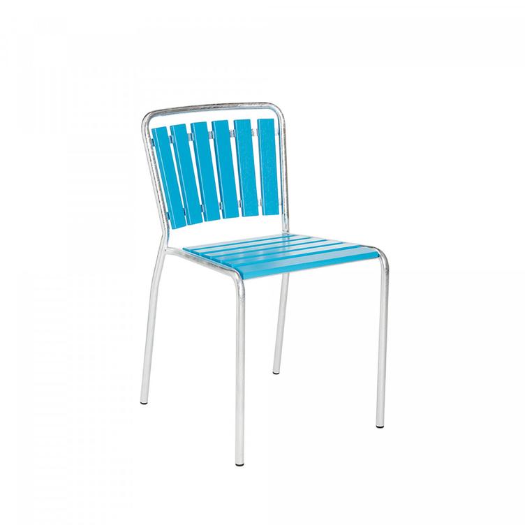 Haefeli Stuhl von Embru | Gartenstuhl ohne Armlehnen - 1