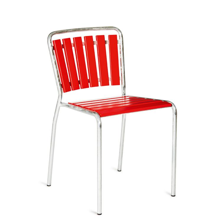 Haefeli Stuhl von Embru | Gartenstuhl ohne Armlehnen