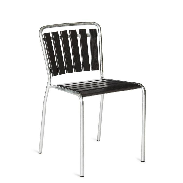 Haefeli Stuhl von Embru | Gartenstuhl ohne Armlehnen - 0