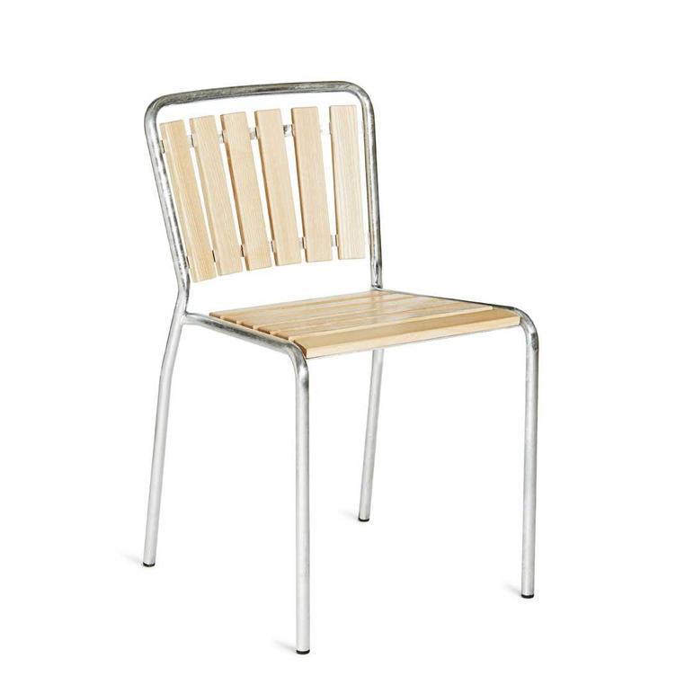 Haefeli Stuhl von Embru | Gartenstuhl ohne Armlehnen - 2