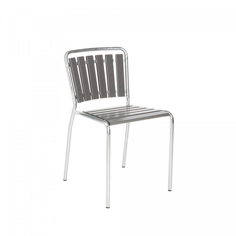 Haefeli Stuhl von Embru | Gartenstuhl ohne Armlehnen - 3