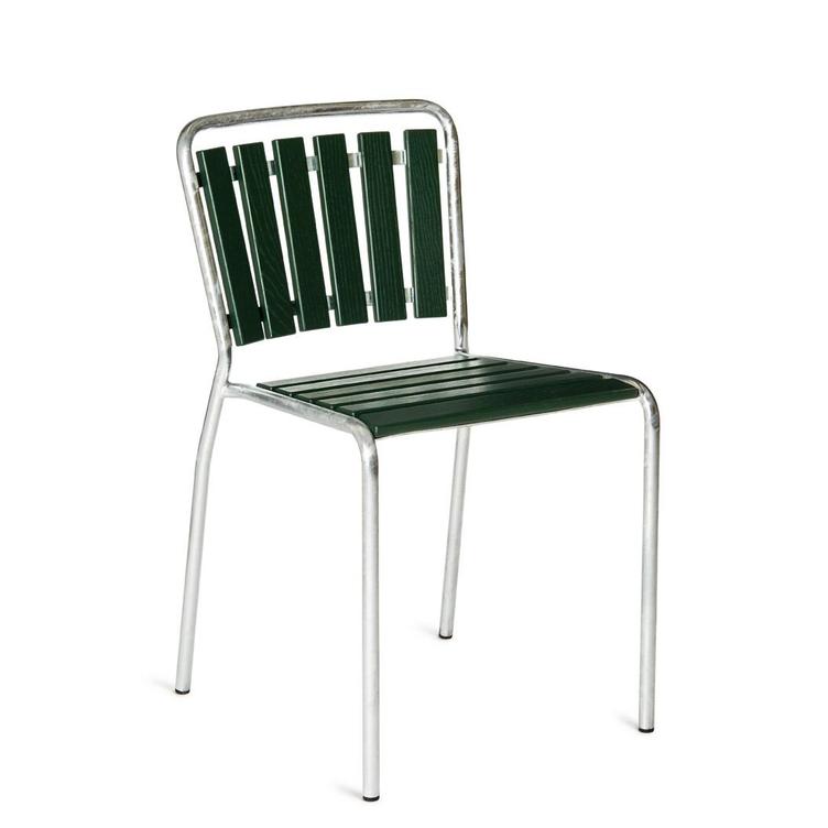 Haefeli Stuhl von Embru | Gartenstuhl ohne Armlehnen - 4
