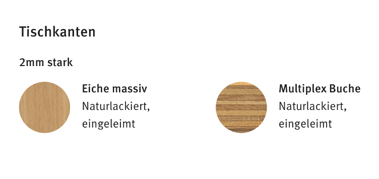 H100 Tisch | Tischplatte HPL 80 - 240 cm, Embru, Werkentwurf , Tisch, Wohnmöbel