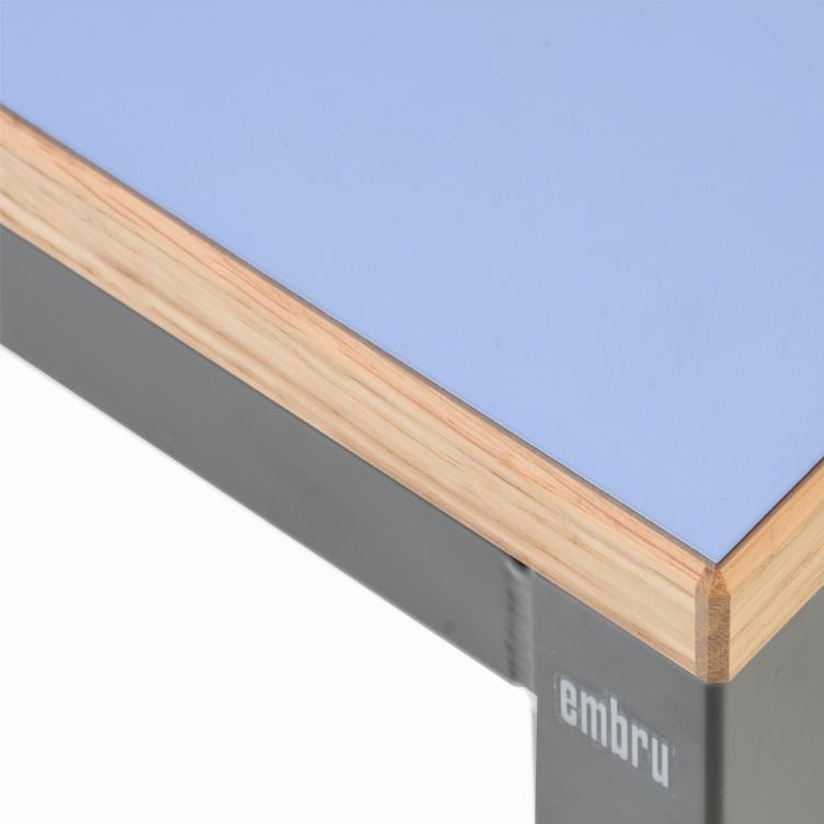 H100 Tisch | Tischplatte HPL 80 - 240 cm, Embru, Werkentwurf , Tisch, Wohnmöbel