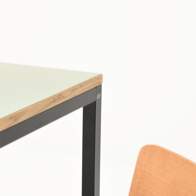 H100 Tisch | Tischplatte HPL 80 - 240 cm, Embru, Werkentwurf , Tisch, Wohnmöbel
