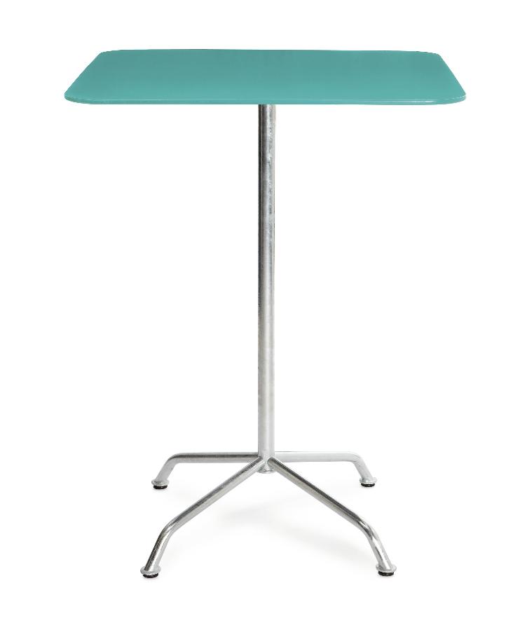 Haefeli Gartenstehtisch von Embru | quadratisch 80 x 80 x 105 cm, Embru, Werksentwurf, Tisch, Gartenmöbel