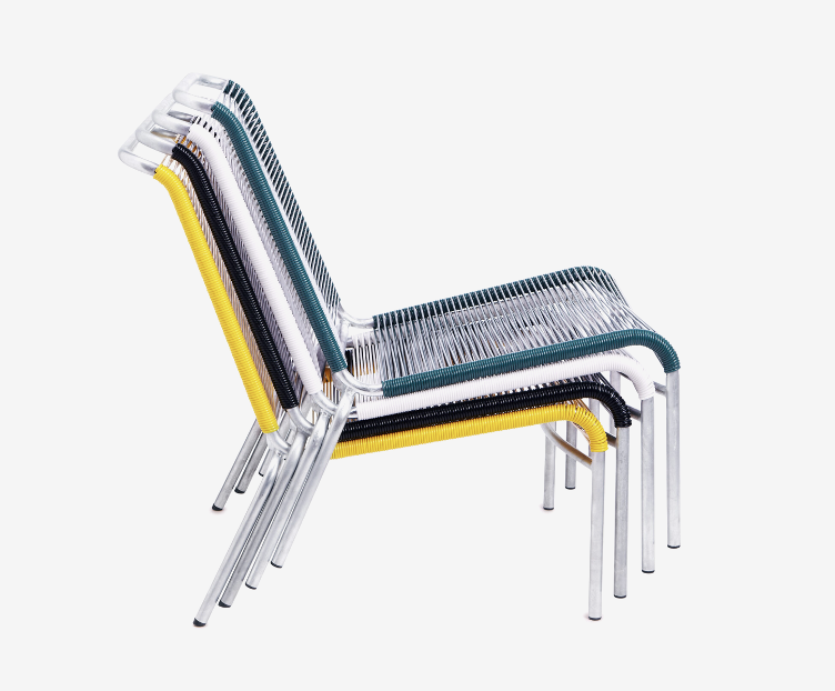 Altorfer Lounge Sessel von Embru | Spaghetti Gartensessel ohne Armlehne