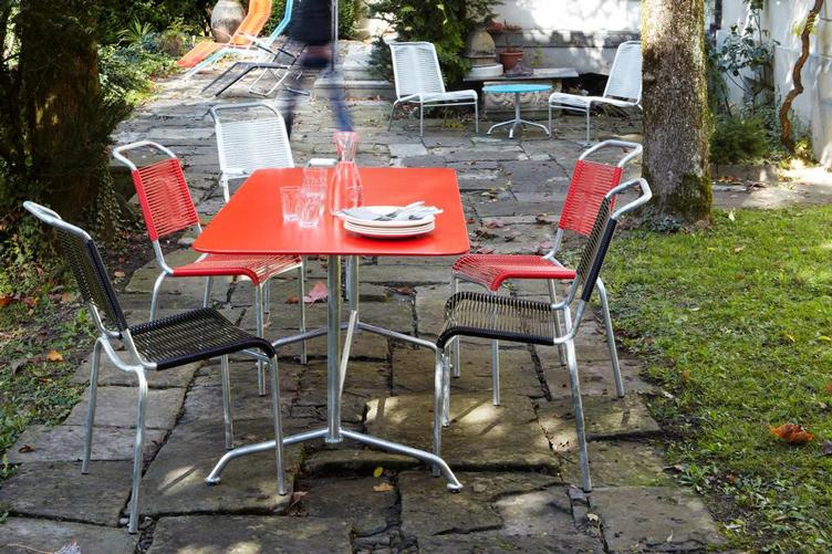 Altorfer Stuhl von Embru | Spaghetti Gartenstuhl ohne Armlehnen, Embru, Huldreich Altorfer, Stuhl, Gartenmöbel