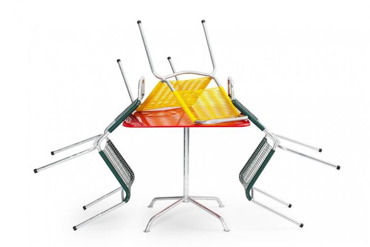Altorfer Stuhl von Embru | Spaghetti Gartenstuhl ohne Armlehnen - 0