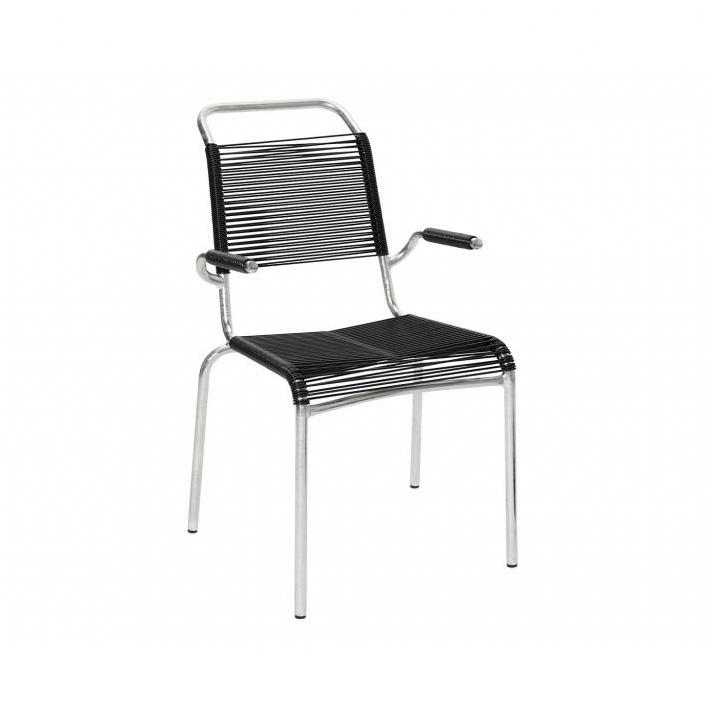 Altorfer Stuhl von Embru | Spaghetti Gartenstuhl mit Armlehnen