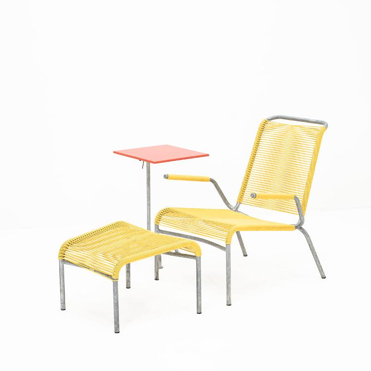 Altorfer Lounge Sessel von Embru | Spaghetti Gartensessel mit Armlehnen