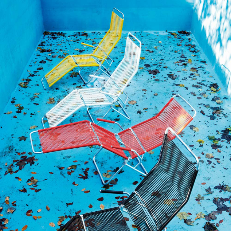 Altorfer Liegestuhl von Embru | Spaghetti-Liege, Embru, Huldreich Altorfer, Liege, Gartenmöbel