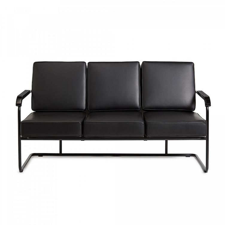 Moser Sofa von Embru | Gestell Tiefschwarz, Embru, Werner Max Moser, Sofa, Wohnmöbel