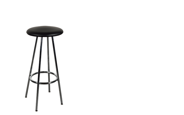 Max Bill Barhocker | Höhe 79 cm, wb form, Max Bill, Hocker, Wohnmöbel