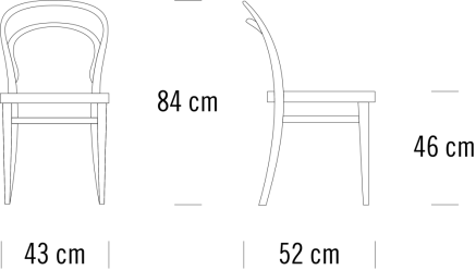 Bugholzstuhl 214 von Thonet | Muldensitz, Thonet, Michael Thonet, Stuhl, Wohnmöbel