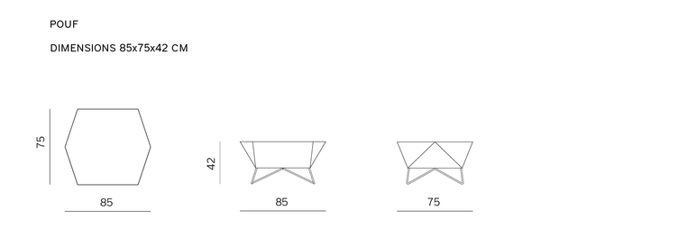 3Angle Hocker von Prostoria, Prostoria, Hocker, Wohnmöbel