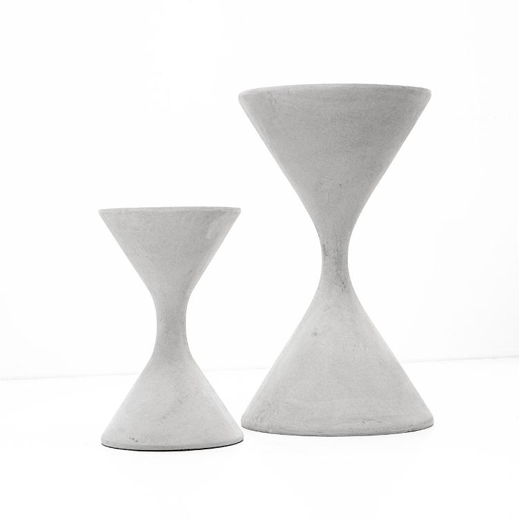 Spindel Pflanzentopf von Eternit, Eternit, Blumentopf + Pflanzengefäss, Gartenmöbel