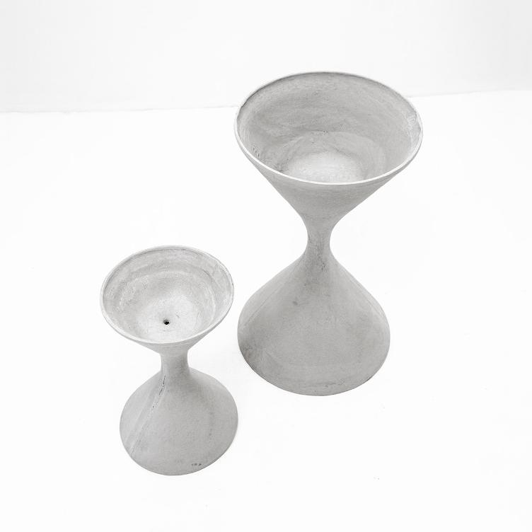 Spindel Pflanzentopf von Eternit, Eternit, Blumentopf + Pflanzengefäss, Gartenmöbel