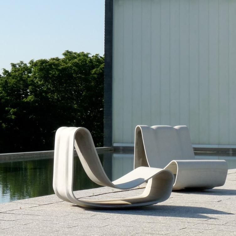 Guhl Stuhl von Willy Guhl für Eternit, Eternit, Willy Guhl, Sessel, Wohnmöbel, Lounge, Gartenmöbel, Sessel, Gartenmöbel