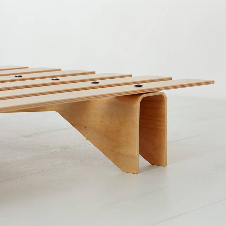 Lattenbett von Atelier Alinea | 120 - 160cm, Atelier Alinea, Bett + Liege, Wohnmöbel