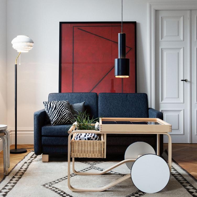 Alvar Aalto Artek Stehleuchte A808, Artek, Alvar Aalto, Stehleuchten, Leuchten