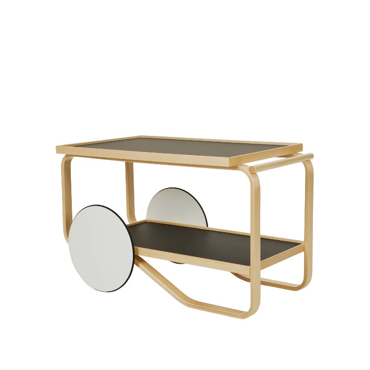 Alvar Aalto Artek Tea Trolley 901 | Diverse Farben, Artek, Alvar Aalto, Beistelltisch + Couchtisch, Wohnmöbel, Servierwagen, Wohnmöbel