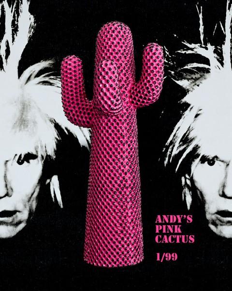 Andy Warhol X Gufram Cactus | Limited Pink Edition, Gufram, Garderobe, Wohnmöbel
