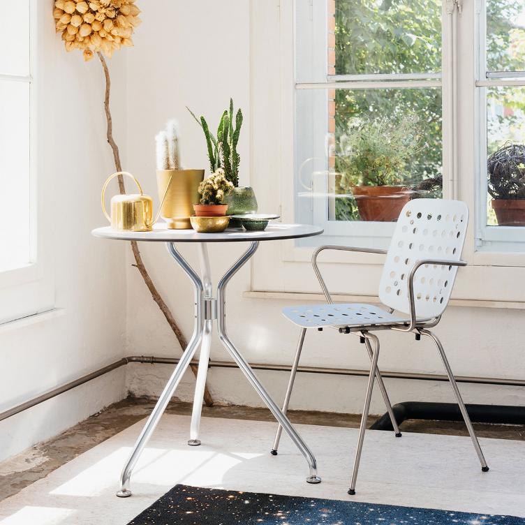 Coray Stuhl von Seledue | Gartenstuhl Alu mit Armlehnen, seledue, Hans Coray, Stuhl, Gartenmöbel