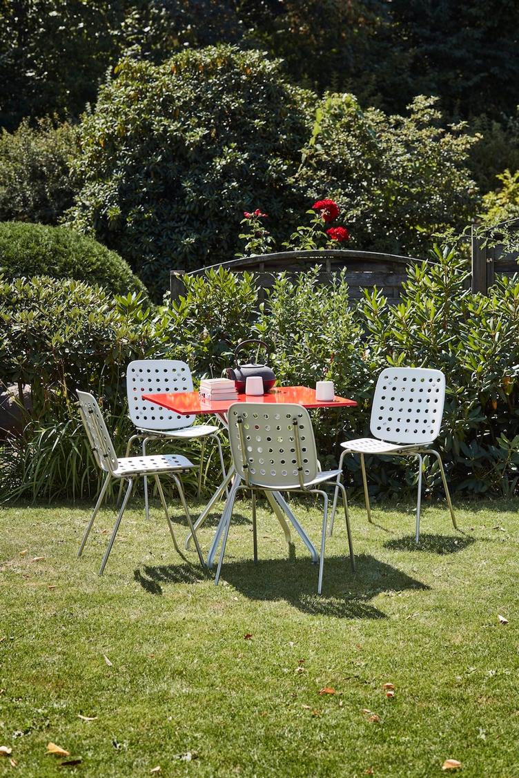 Coray Stuhl von Seledue | Gartenstuhl Alu ohne Armlehnen, seledue, Hans Coray, Stuhl, Gartenmöbel