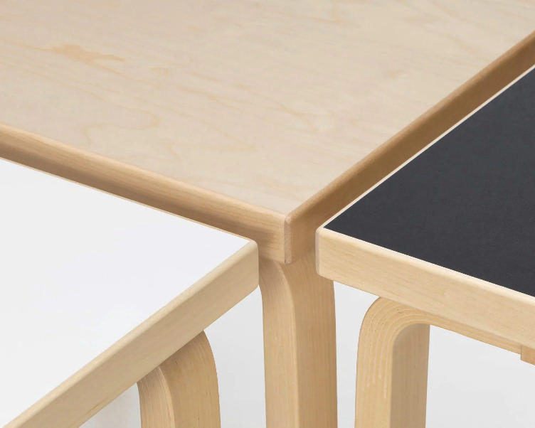Artek Aalto Tisch 80B | 100x60cm, Artek, Alvar Aalto, Tisch, Wohnmöbel