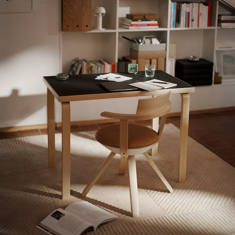 Artek Aalto Tisch 80B | 100x60cm, Artek, Alvar Aalto, Tisch, Wohnmöbel