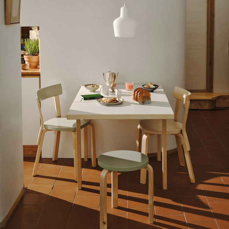 Artek Aalto Tisch DL81C klappbar, Artek, Alvar Aalto, Tisch, Wohnmöbel