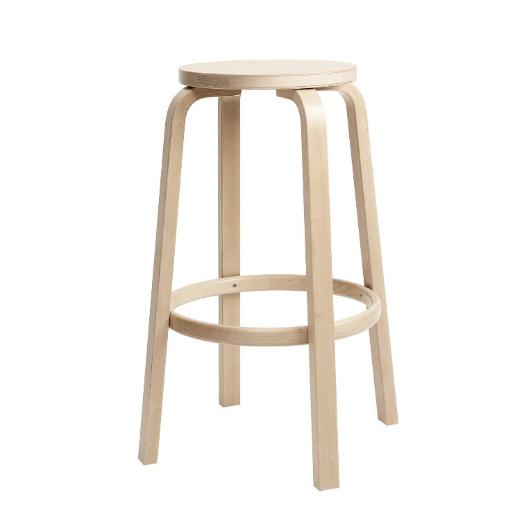 Artek Alvar Aalto Tabouret de bar 64 | Hauteur 75cm