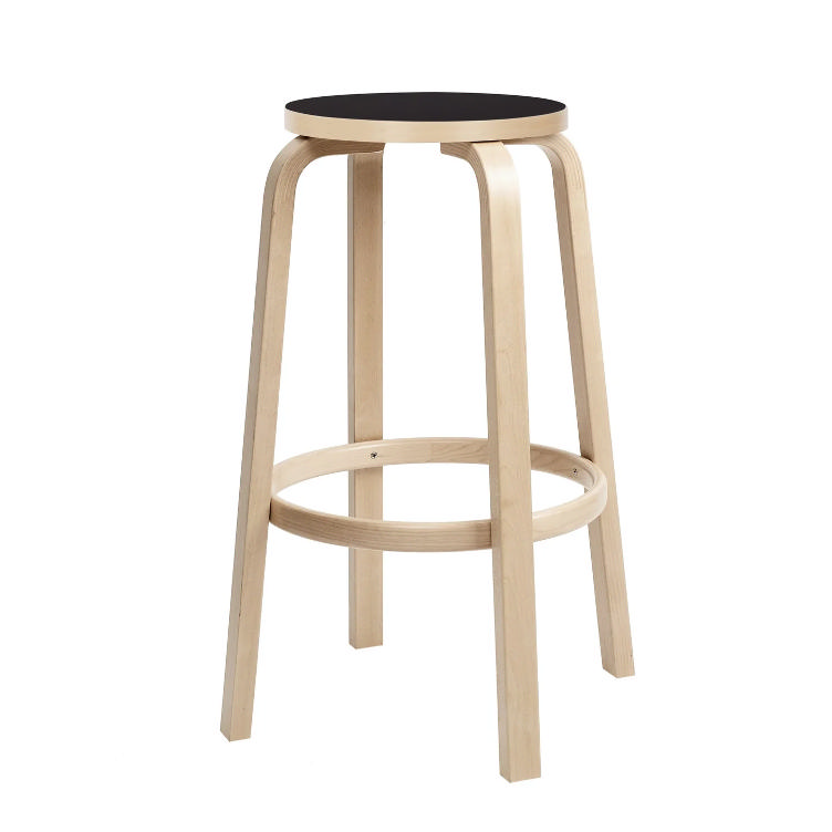 Artek Alvar Aalto Barhocker 64 | Höhe 75cm, Artek, Alvar Aalto, Hocker, Wohnmöbel