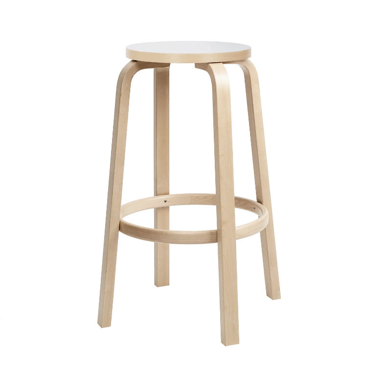 Artek Alvar Aalto Barhocker 64 | Höhe 75cm, Artek, Alvar Aalto, Hocker, Wohnmöbel