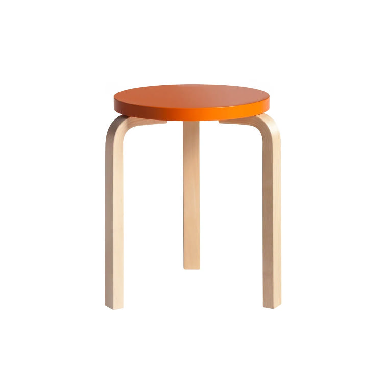 Artek Alvar Aalto Stool 60, Artek, Alvar Aalto, Hocker, Wohnmöbel