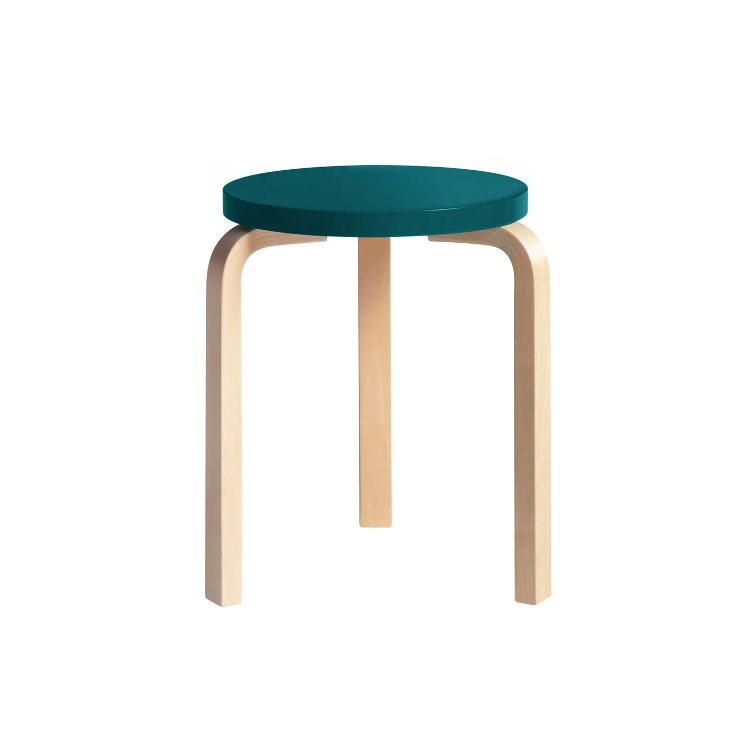 Artek Alvar Aalto Stool 60, Artek, Alvar Aalto, Hocker, Wohnmöbel