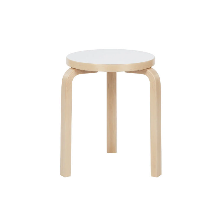 Artek Alvar Aalto Stool 60, Artek, Alvar Aalto, Hocker, Wohnmöbel