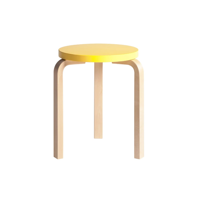 Artek Alvar Aalto Stool 60, Artek, Alvar Aalto, Hocker, Wohnmöbel
