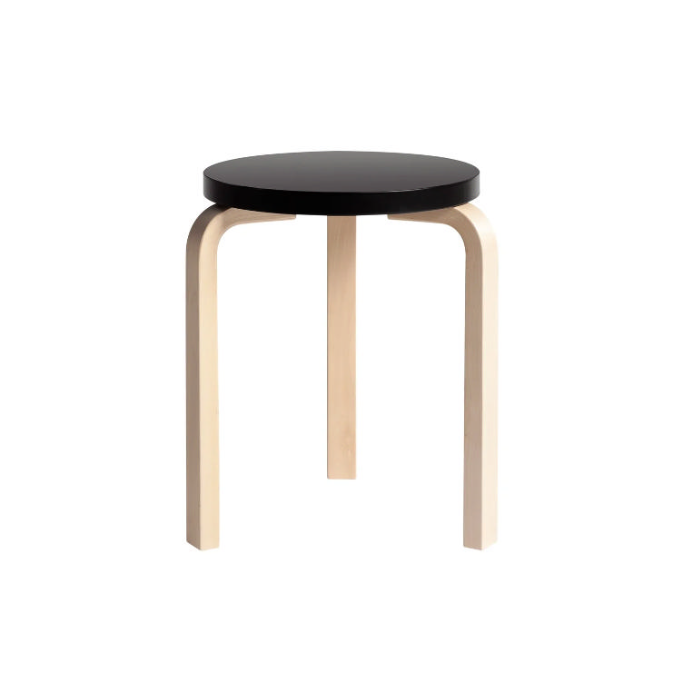 Artek Alvar Aalto Stool 60, Artek, Alvar Aalto, Hocker, Wohnmöbel