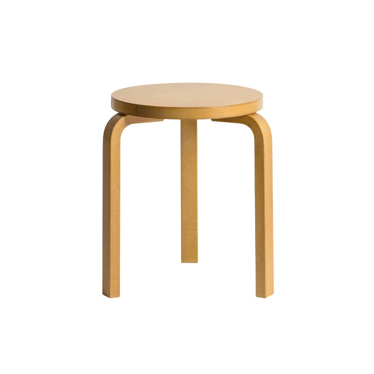 Artek Alvar Aalto Stool 60, Artek, Alvar Aalto, Hocker, Wohnmöbel
