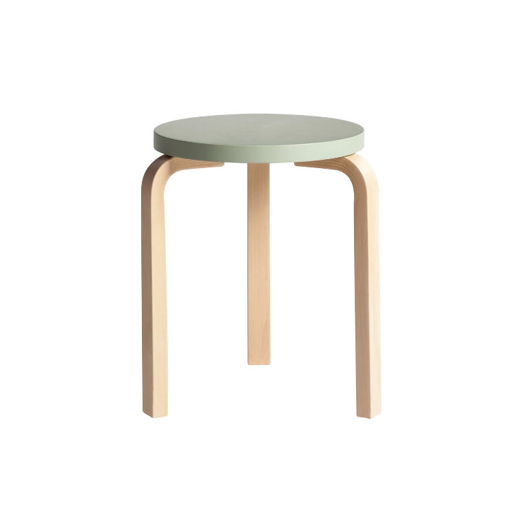Artek Alvar Aalto Stool 60, Artek, Alvar Aalto, Hocker, Wohnmöbel