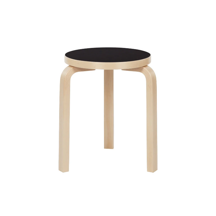 Artek Alvar Aalto Stool 60, Artek, Alvar Aalto, Hocker, Wohnmöbel