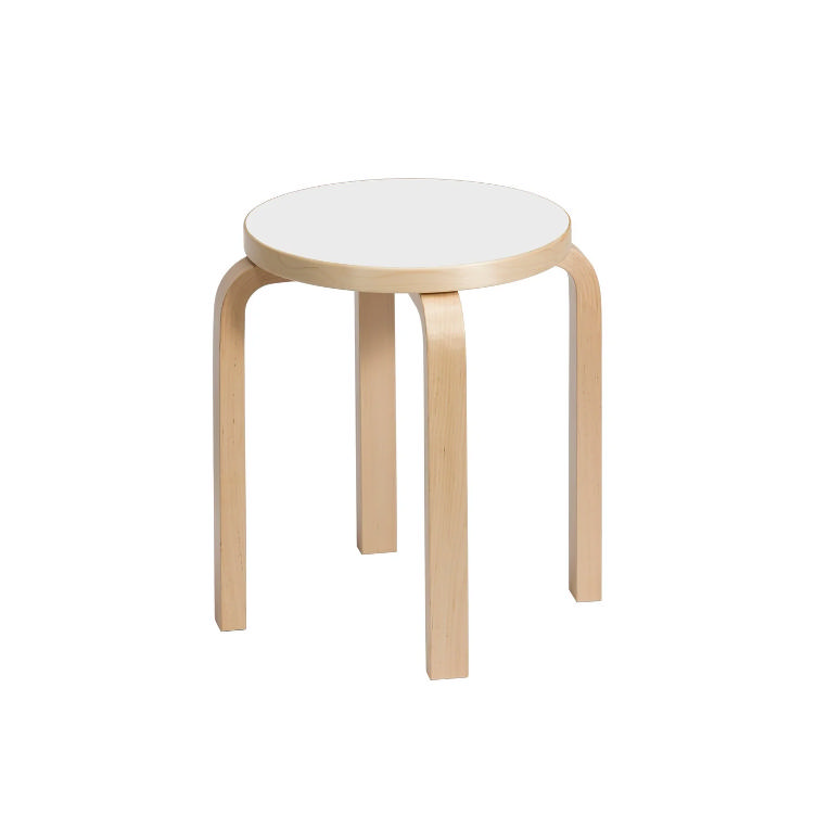 Artek Alvar Aalto Stool E60, Artek, Alvar Aalto, Hocker, Wohnmöbel