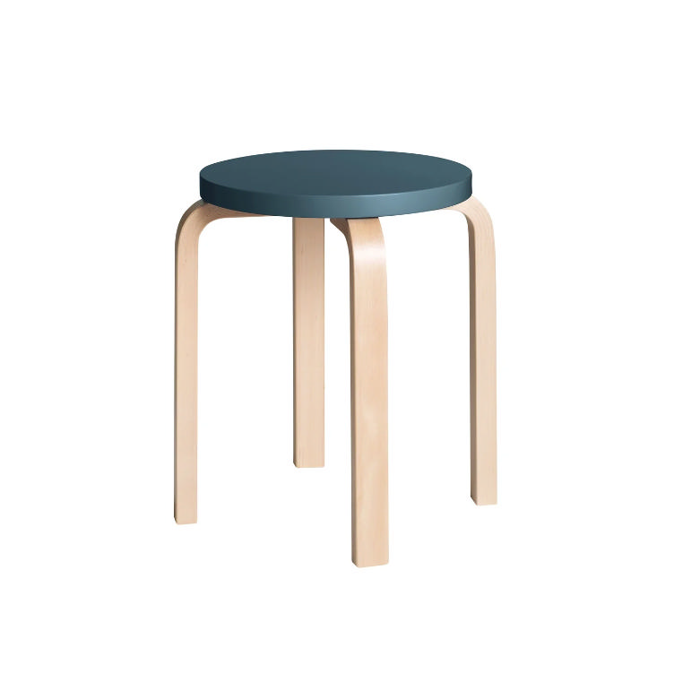 Artek Alvar Aalto Stool E60, Artek, Alvar Aalto, Hocker, Wohnmöbel