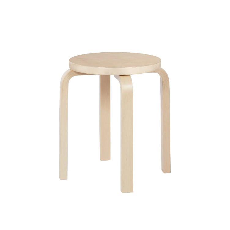 Artek Alvar Aalto Stool E60, Artek, Alvar Aalto, Hocker, Wohnmöbel