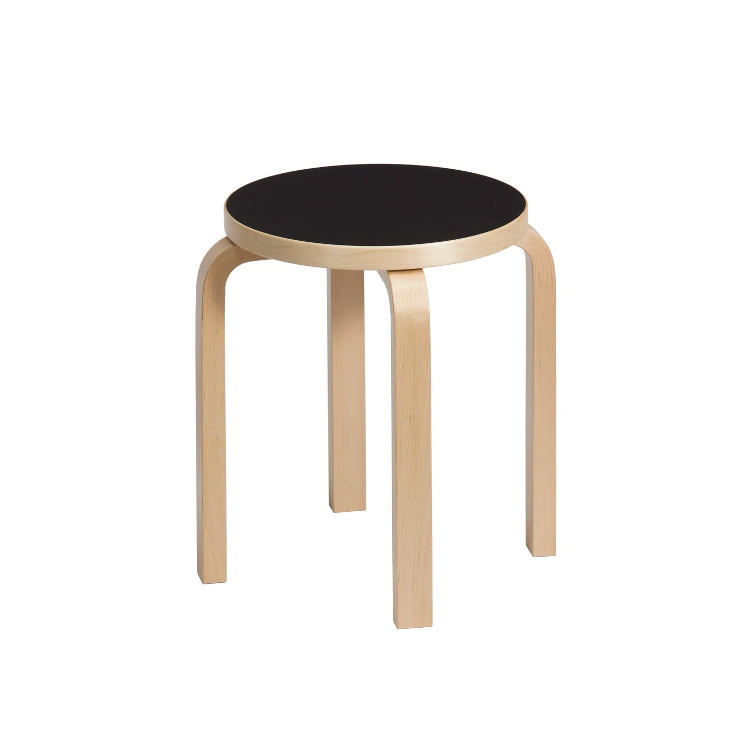 Artek Alvar Aalto Stool E60, Artek, Alvar Aalto, Hocker, Wohnmöbel