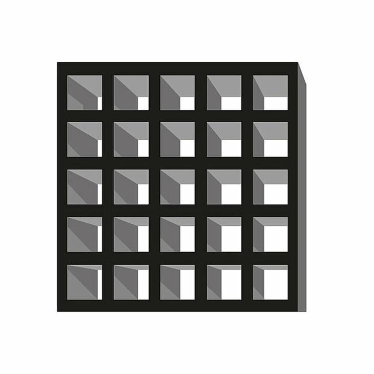 Atlantis Spacegrid Teppich, Trix & Robert Haussmann | 250 x 250 cm, Ruckstuhl, Trix & Robert Haussmann, Teppich, Wohnmöbel
