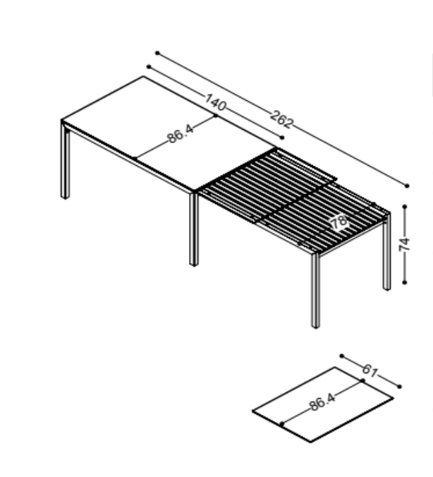 Auszieh-Tisch von Thut Möbel, Thut Möbel, Tisch, Wohnmöbel