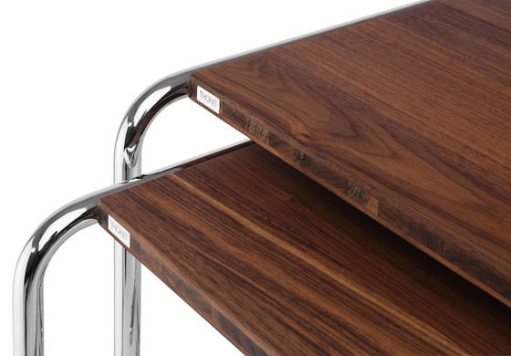 Beistelltisch Set B 97 von Marcel Breuer für Thonet | Pure Materials, Thonet, Werkentwurf , Beistelltisch + Couchtisch, Wohnmöbel